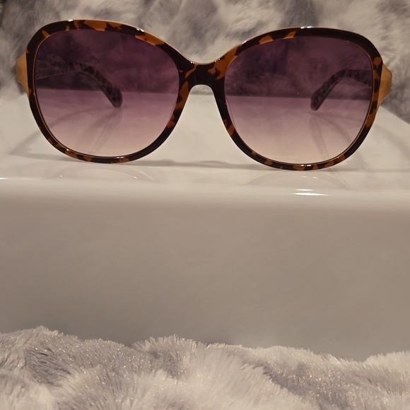 Kate Spade Tamera Havana Round Sunglasses Brand New in Case main image 5